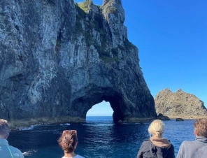 people and the hole in the rock
